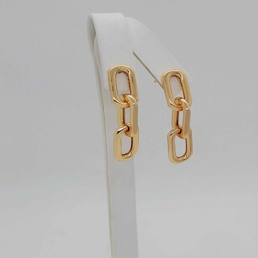 Brazilian 18k Gold Filled Earrings